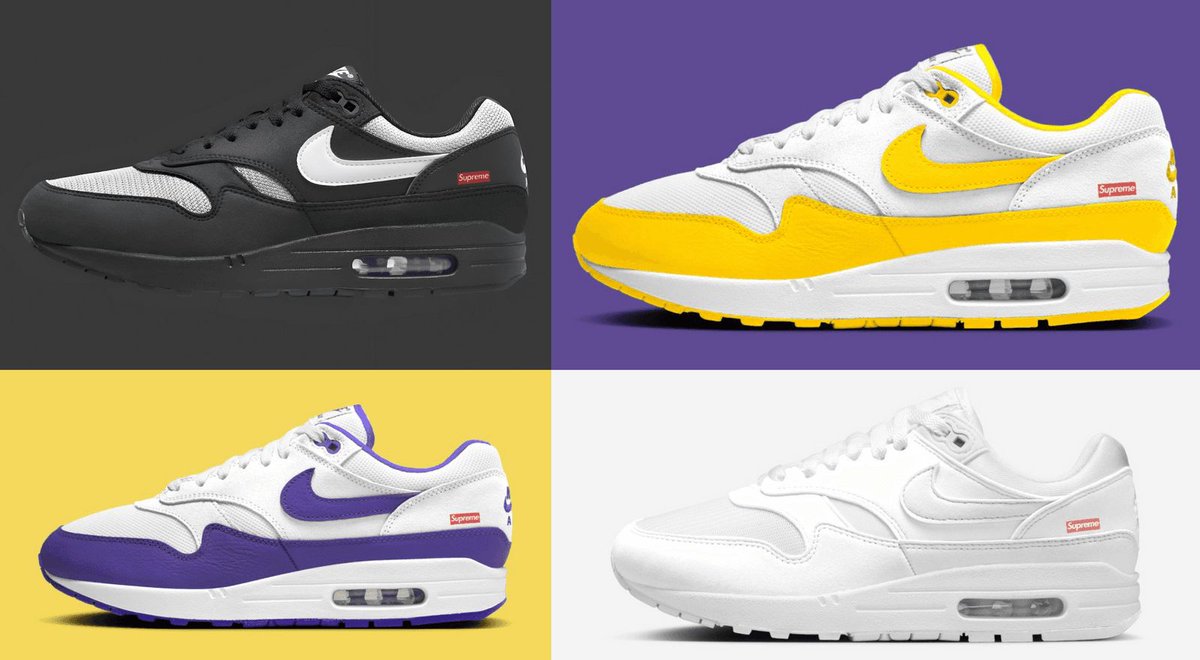 Supreme x Nike Air Max 1 '87