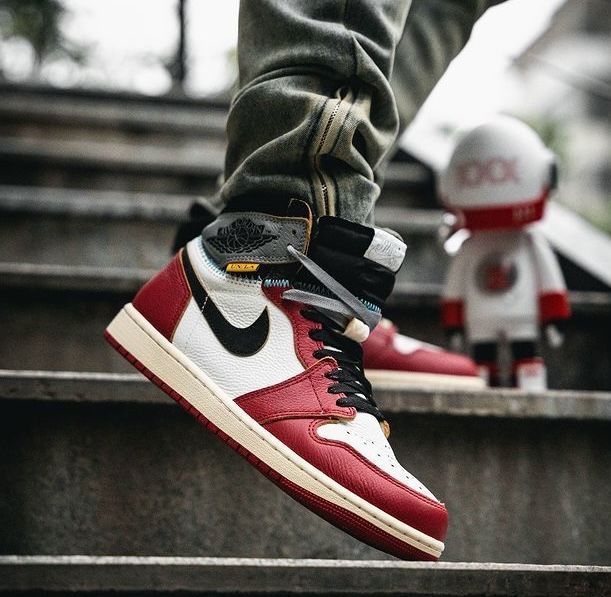 Union LA x Air Jordan 1 High 'Chicago/Shadow' Een prachtpaartje die je moet hebben