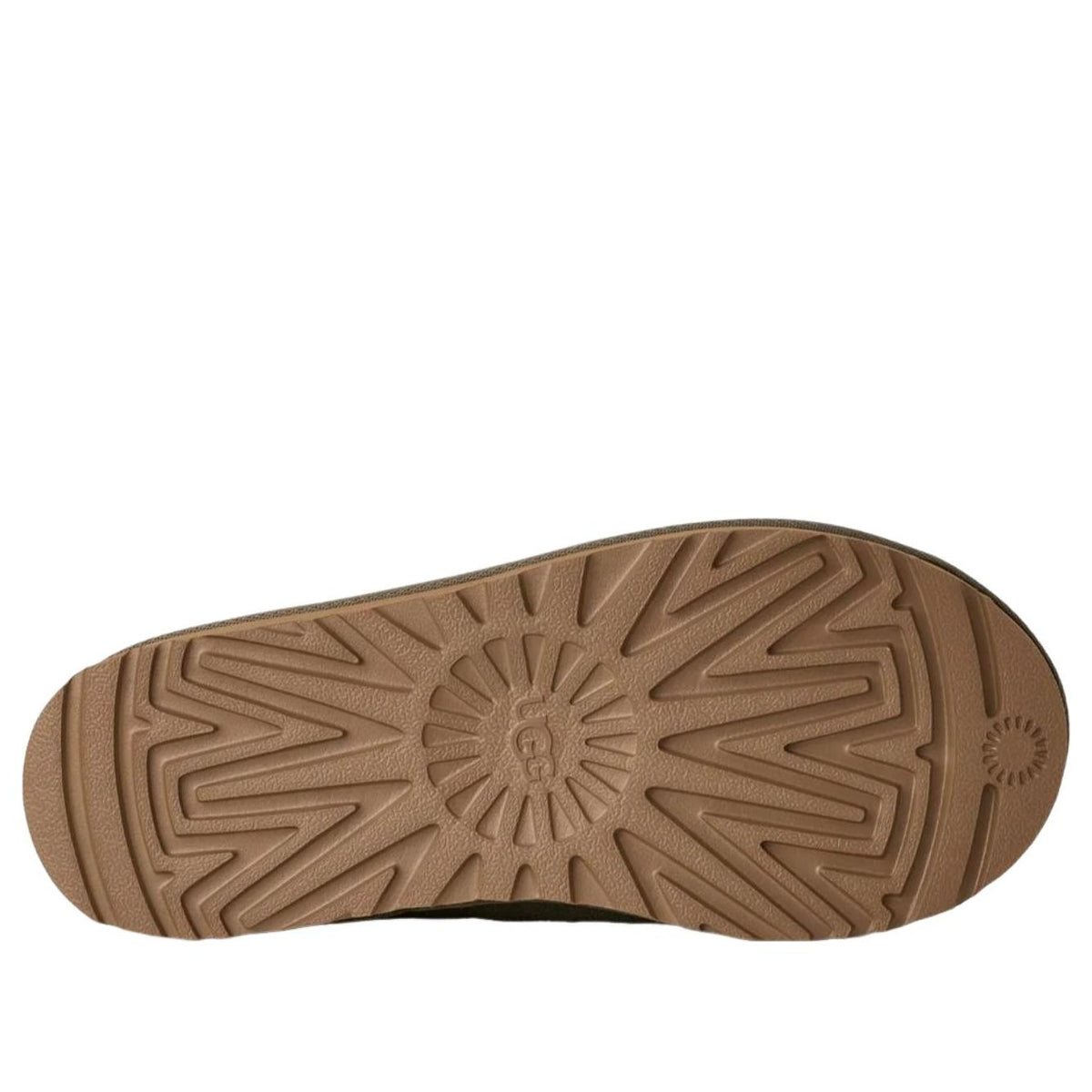 UGG Tasman II Slipper Moss Green zoolprofiel met reliefpatroon en textuur
