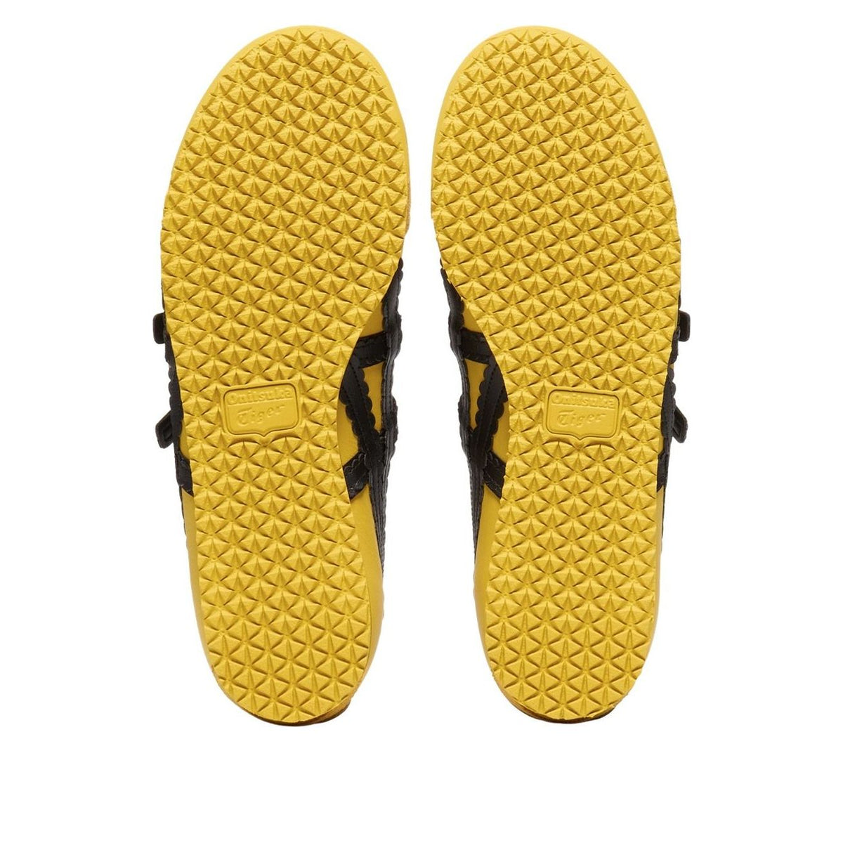 Onitsuka Tiger Mexico 66 TGRS Kill Bill, zoolprofiel geel met gevlochten motief en merklogo