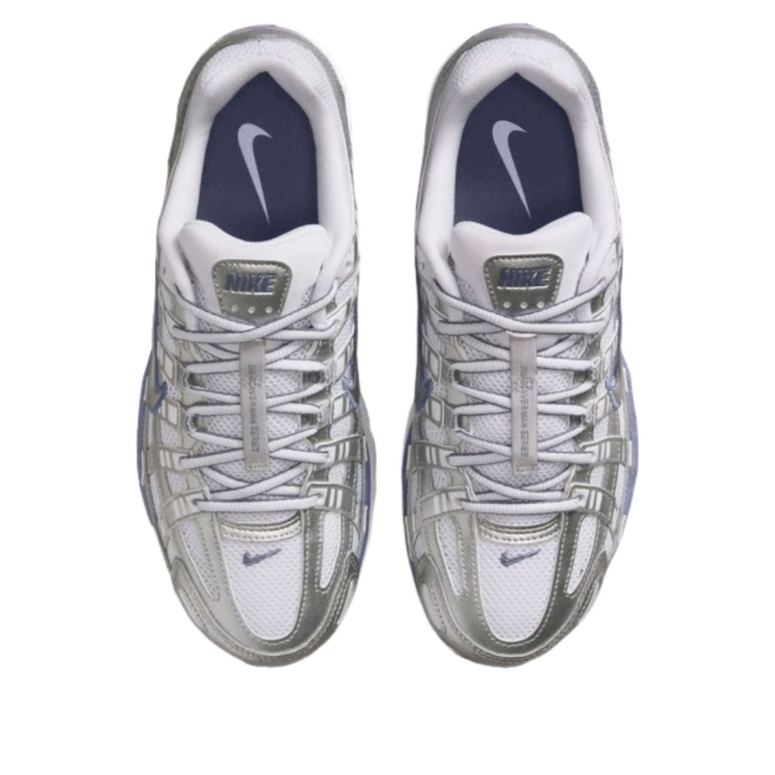 Nike P-6000 Metallic Silver World Indigo