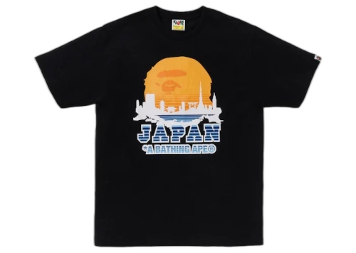 BAPE Japan Silhouette Tee Black