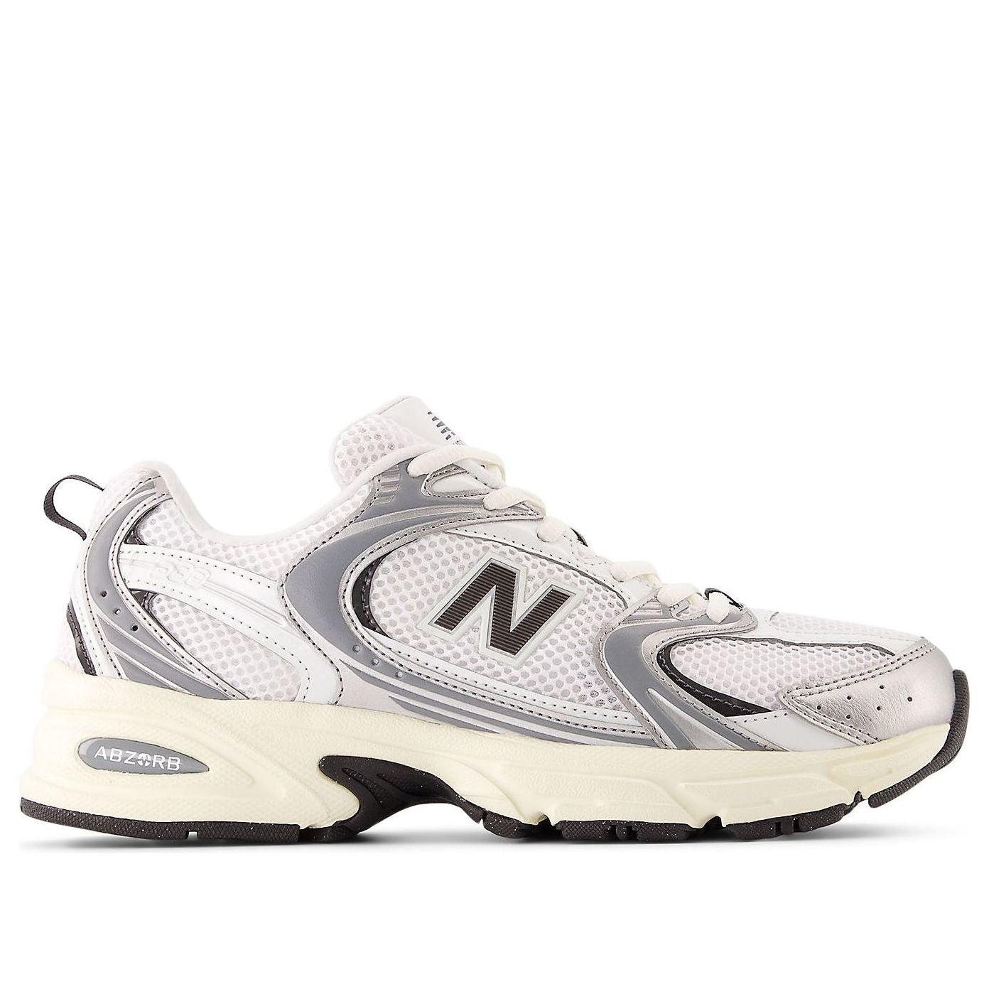 New Balance 530 Silver Metallic Black Cement