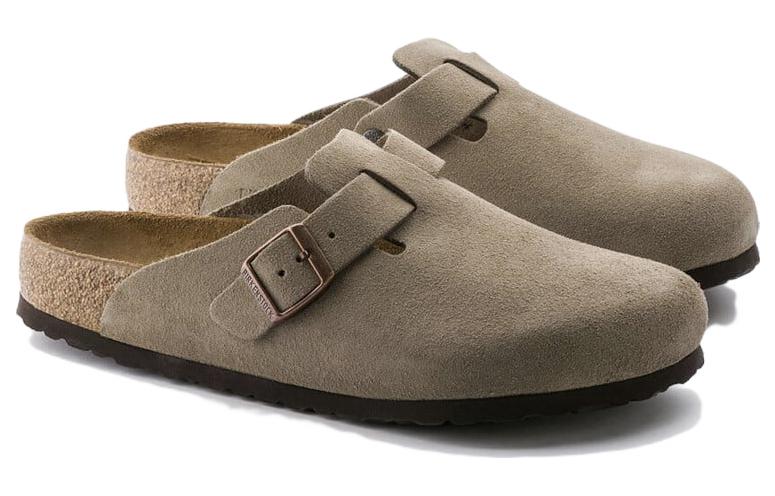 Birkenstock Boston Soft Foot Bed 'Taupe'