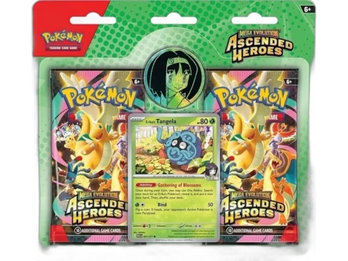 2026 Pokémon Mega Evolution Ascended Heroes Erika's Tangela Blister Pack