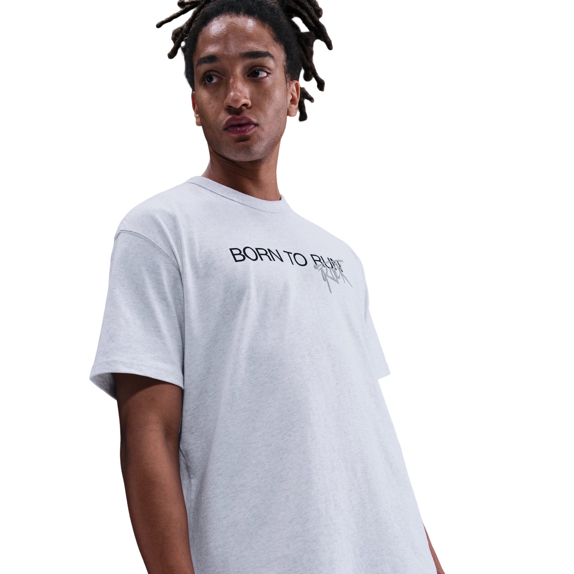 Nike x Stranger Things NSW Born To Run Tee Birch Heather