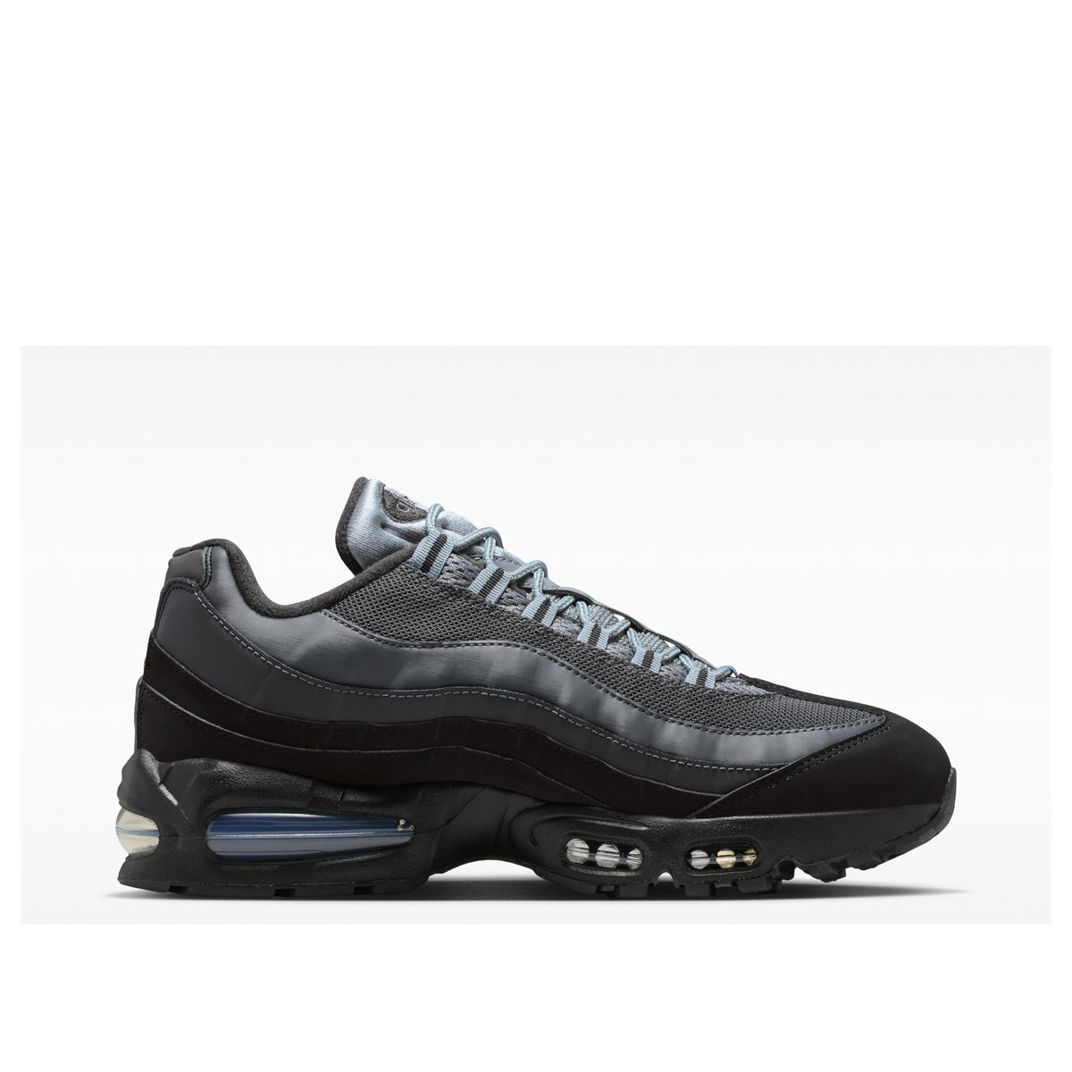 Nike Air Max 95 OG productfoto zijaanzicht met zichtbare Air Max zool en colour blocking