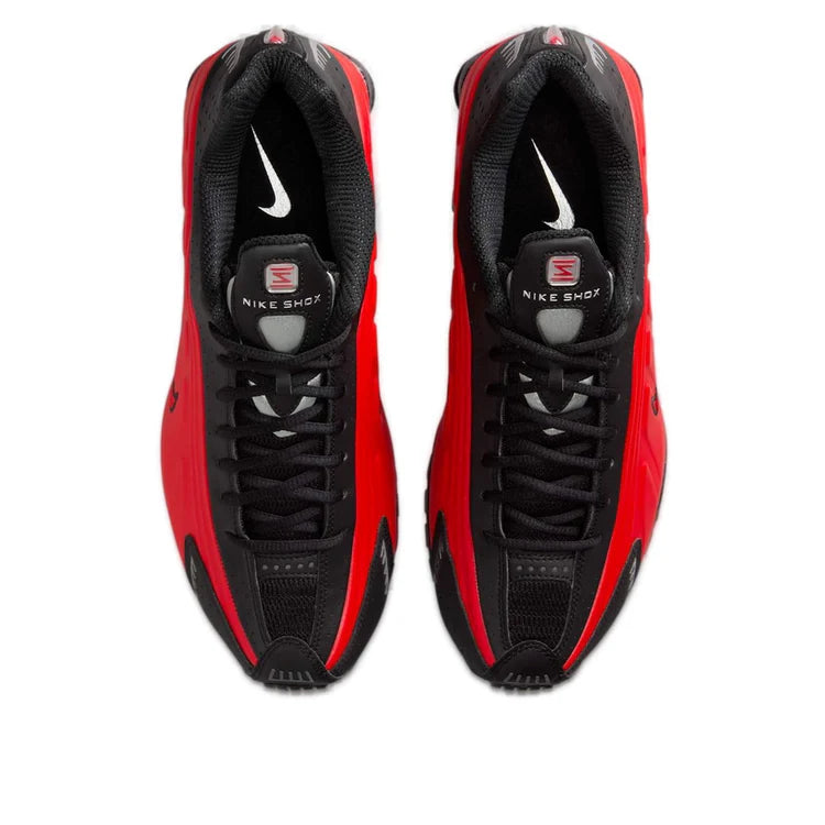 Nike Shox R4 University Red Black Metallic Silver