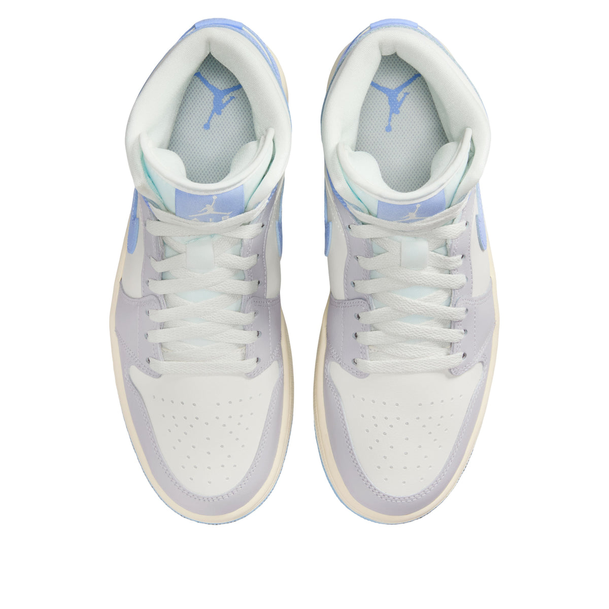 Jordan 1 Mid Psychic Blue Sail Coconut Milk