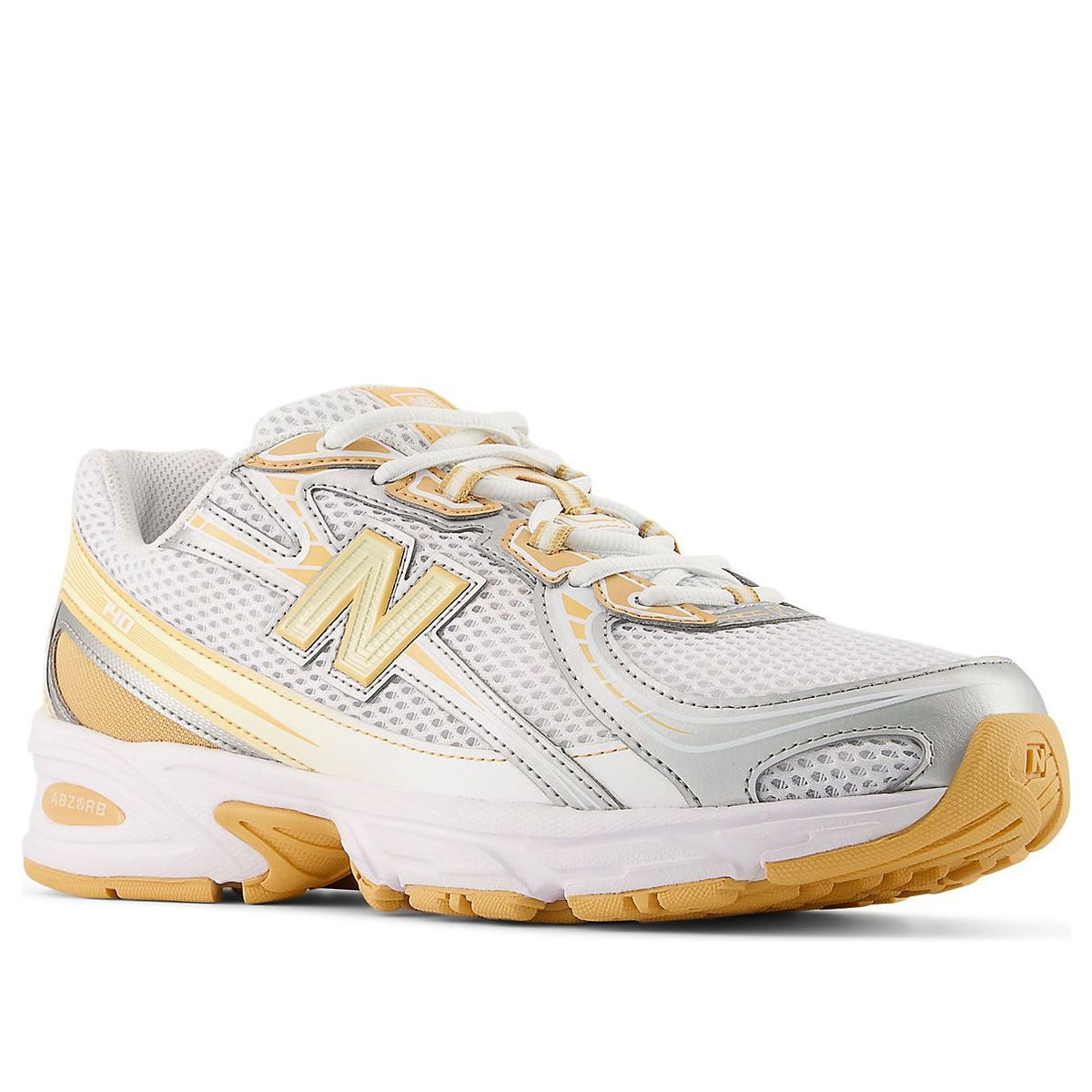 New Balance 740 White Indoor Court Ash Wood
