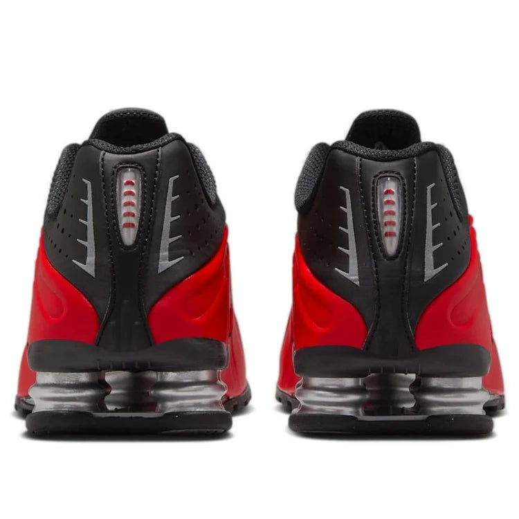 Nike Shox R4 University Red Black Metallic Silver
