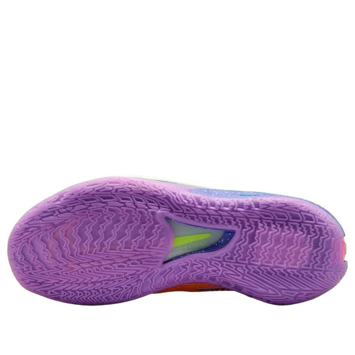 Nike Air Zoom GT Cut Dylan Harper Tri-State zoolprofiel, paarse gewafelde zool met ingelaste Zoom Air unit