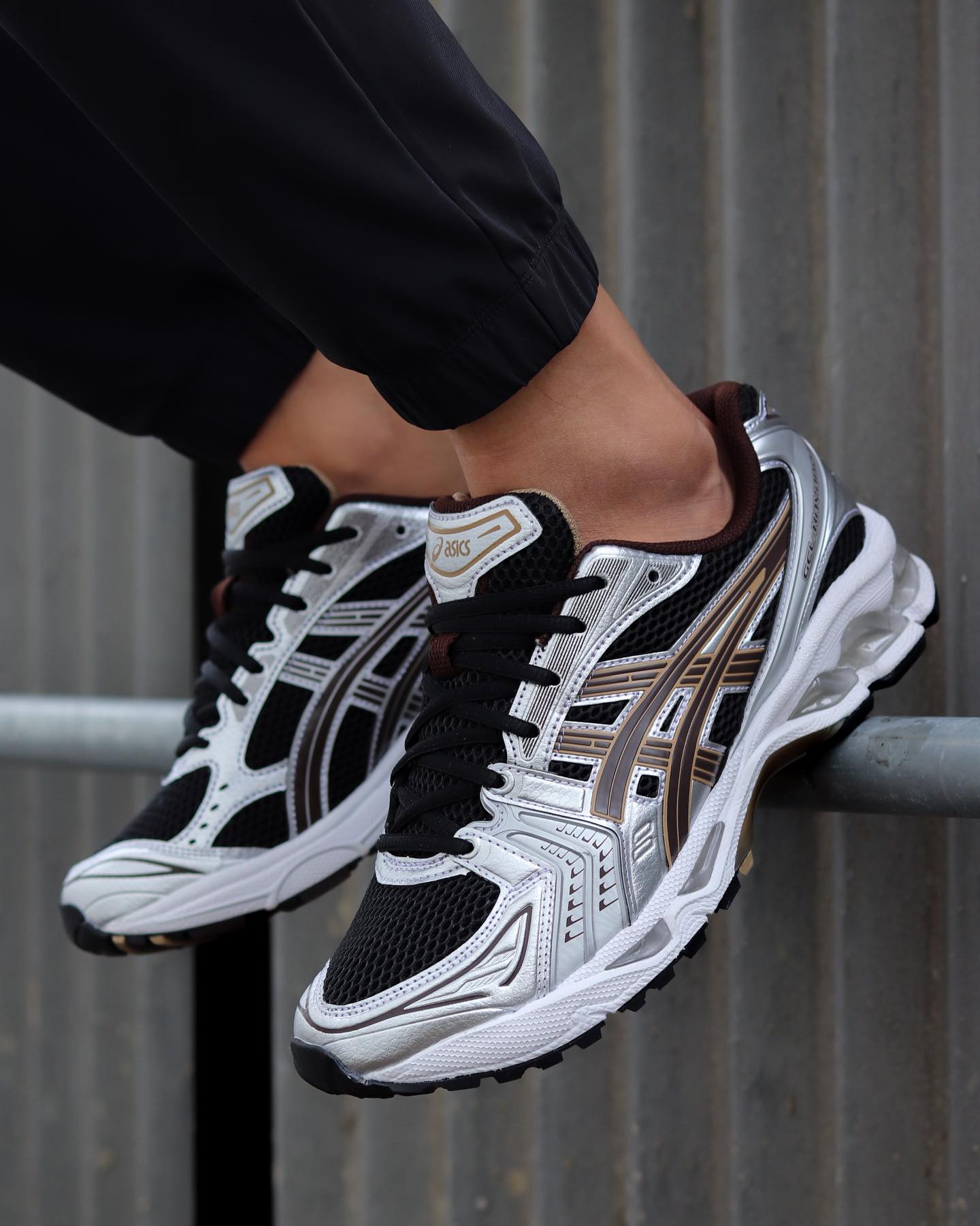 ASICS Gel-Kayano 14 Black Coffee Silver