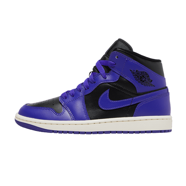 Jordan 1 Mid Purple Black