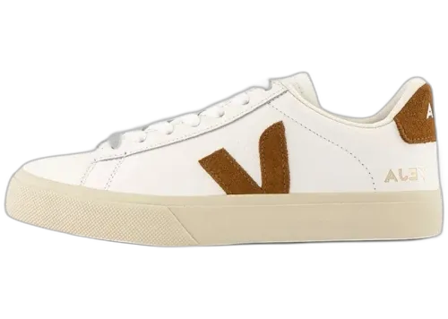 Veja Campo Leather White Cognac