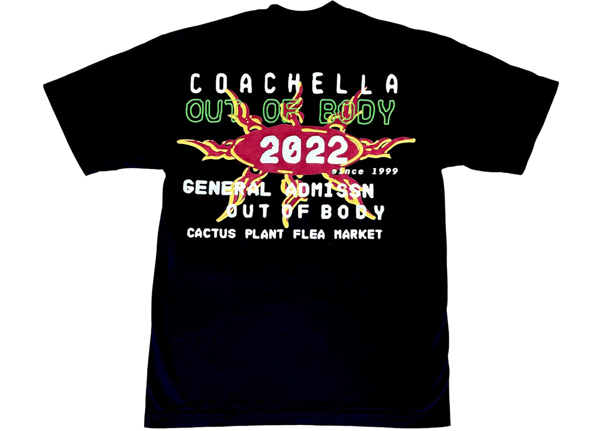 Cactus Plant Flea Market Coachella x CPFM Weekend 1 T-Shirt Black