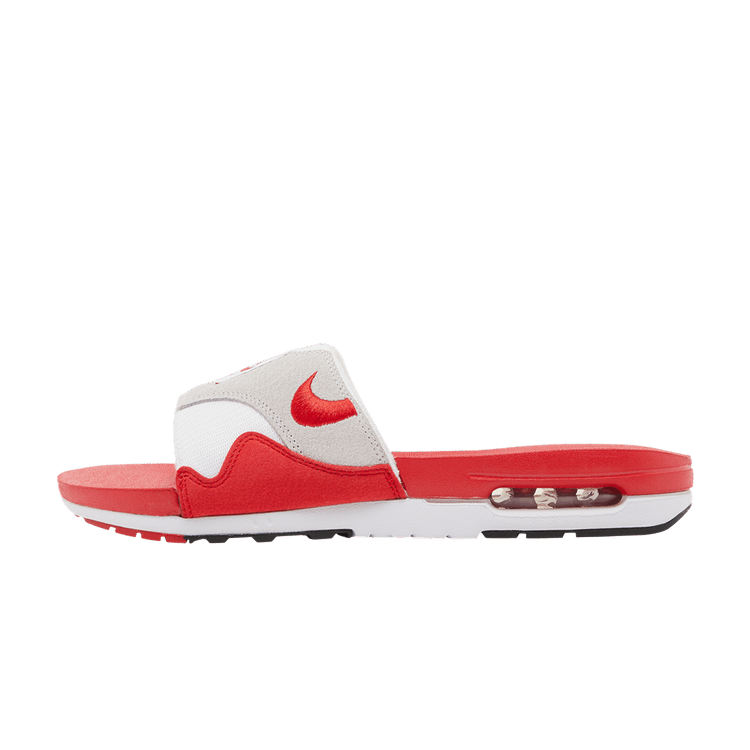 Nike Air Max 1 Slide White University Red