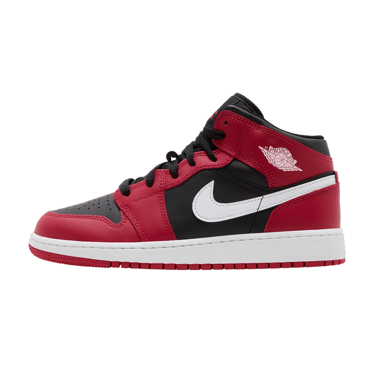 Jordan 1 Mid Gym Red Black White (GS)