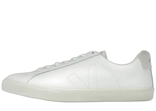 Veja Esplar Leather Stitched White Tan