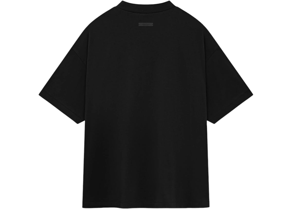 Fear of God Essentials Jersey Crewneck Tee (FW24) Black