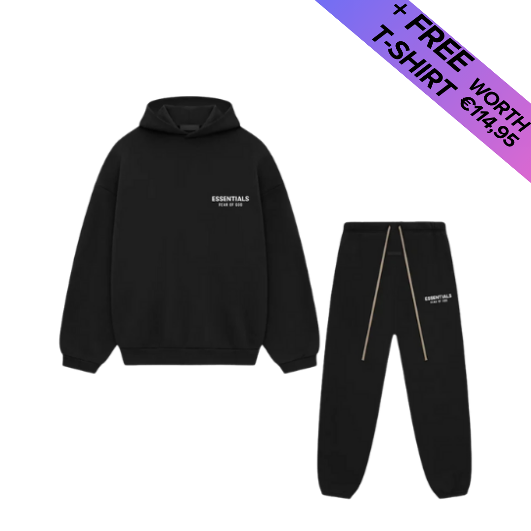 Fear of God Essentials FW24 Black White Full set