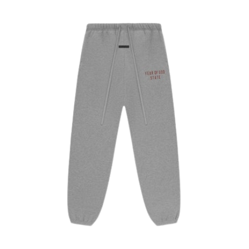 Fear of God Essentials FW24 Dark Heather Lange Broek