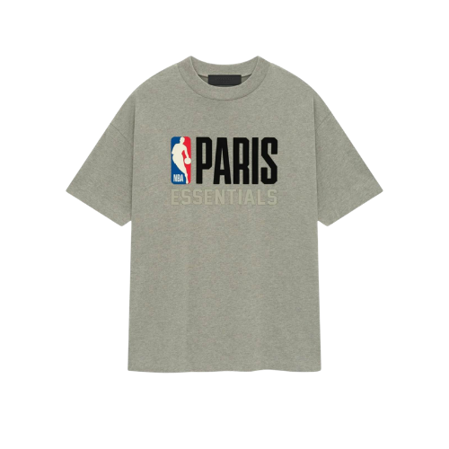 Fear of God Essentials NBA Paris Warm Heather T-shirt