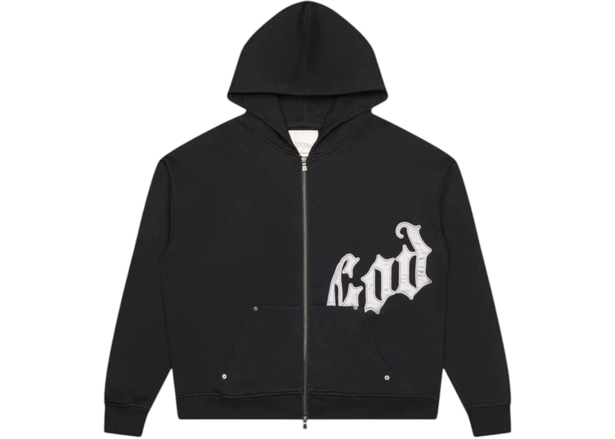 Godspeed OG Logo V2 Sweatsuit Black/Silver Satin