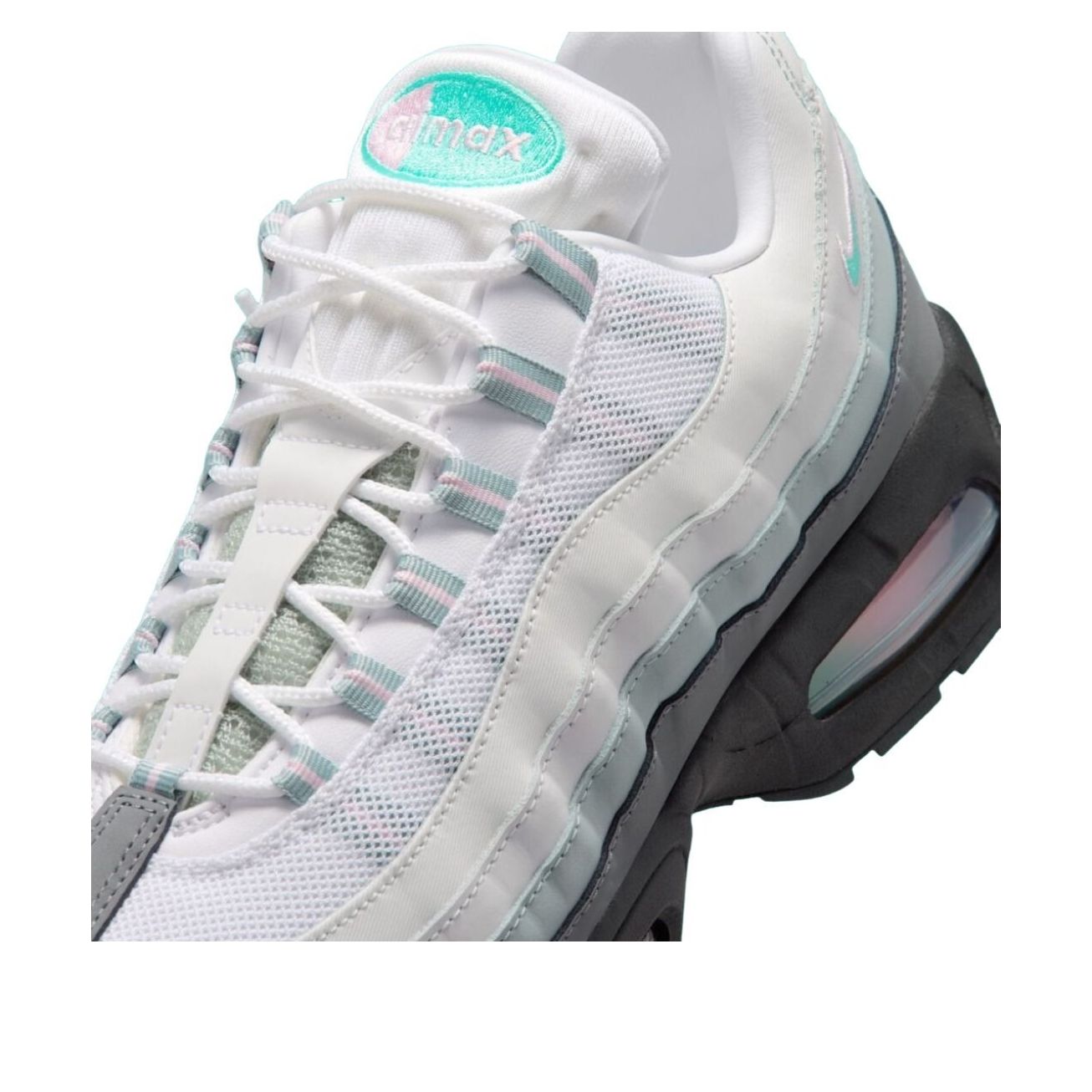 Nike Air Max 95 Big Bubble White Hyper Turquoise Pink Foam