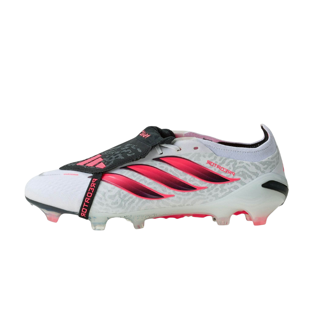 adidas Predator Elite Fold-Over Tongue FG Chaos vs Control World Cup Pack, zijaanzicht voetbalschoen met witte schacht