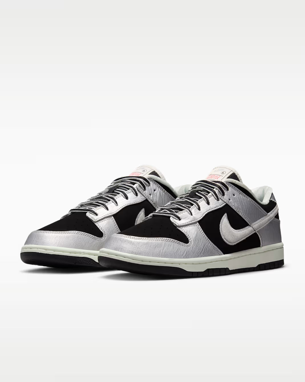 Nike Dunk Low Retro Starter Jacket Metallic Silver Black