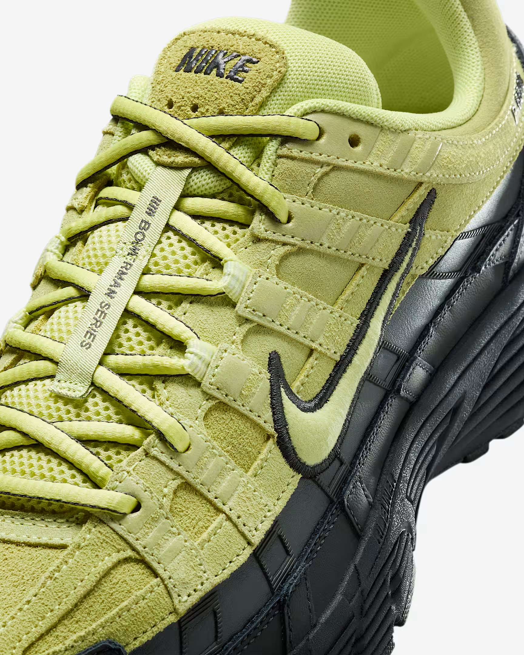 Nike P-6000 Premium Limelight Dark Smoke Grey