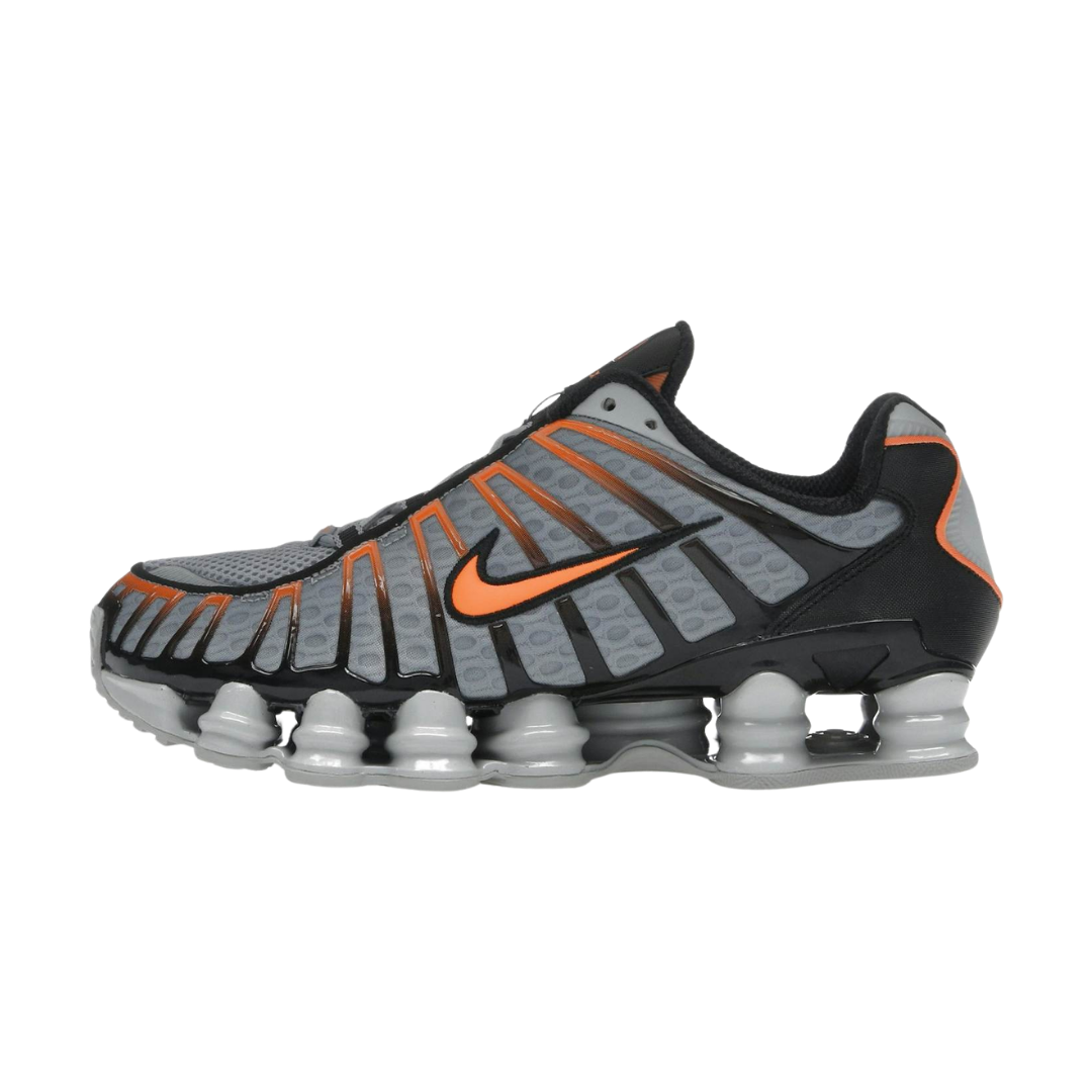 Nike Shox TL Light Smoke Grey Black Bright Mandarin