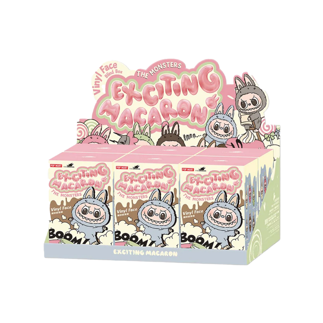Pop Mart Labubu The Monsters Tasty Macarons Vinyl Face Blind Box