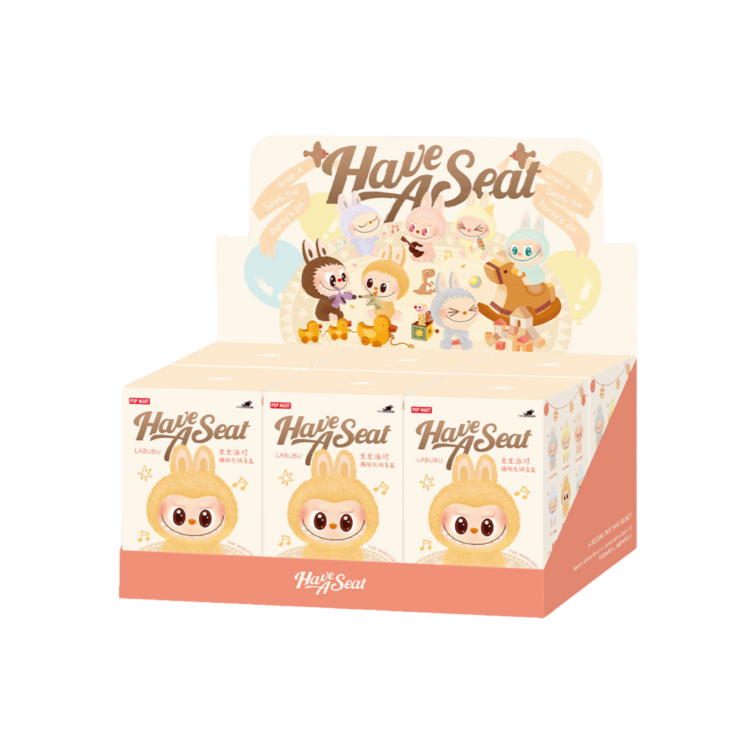 Pop Mart THE MONSTERS Labubu - Have a Seat Vinyl Plush Blind Box