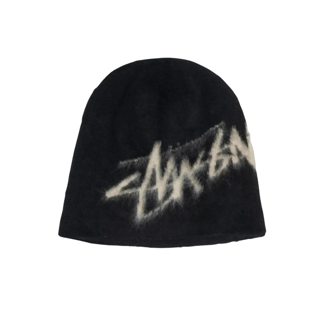Stussy Brushed Out Stock Skullcap Black
