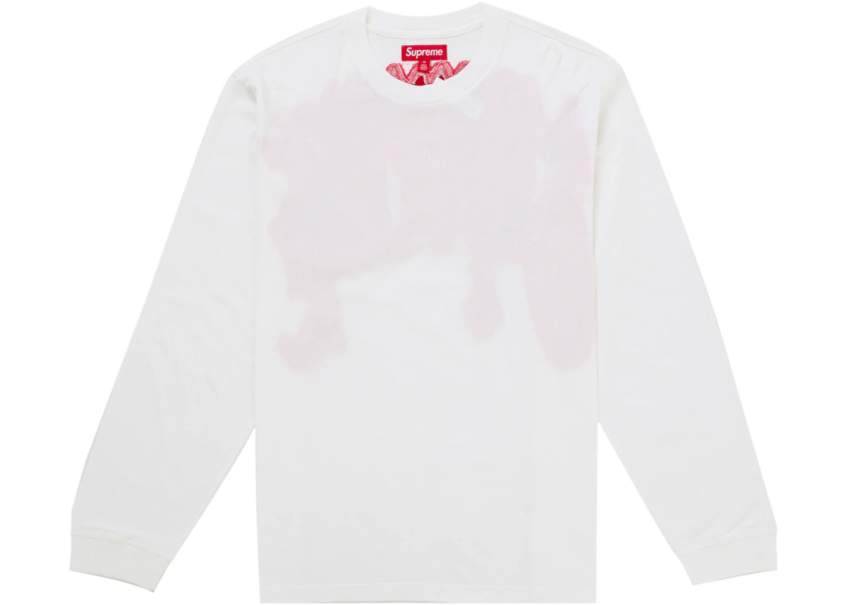 Supreme Intarsia L/S Top White