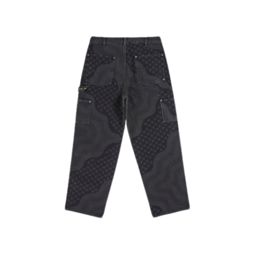 Supreme Flag Double Knee Painter Pant Black