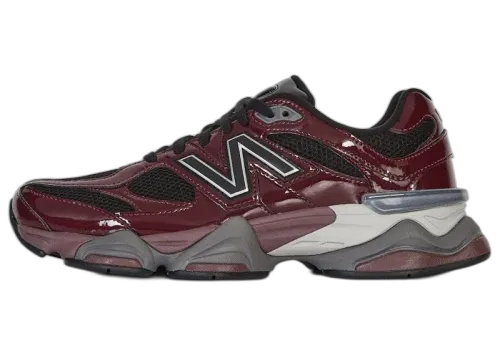 New Balance 9060 Patent Burgundy