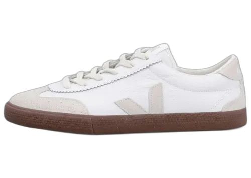 Veja Volley Leather White Natural Bark