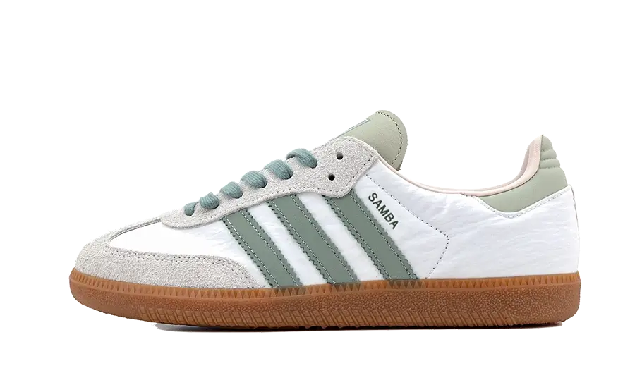 Samba OG Cloud White Silver Green - ID0492