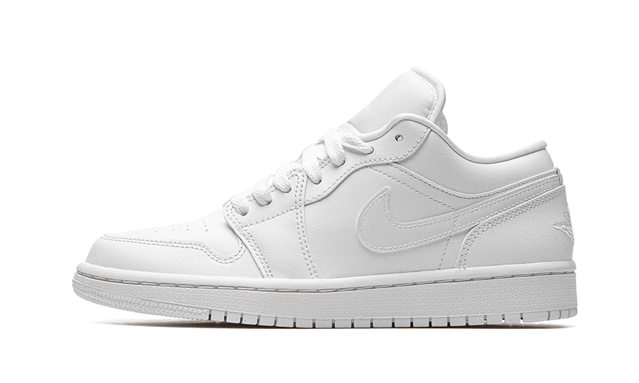 Air Jordan 1 Low Triple White Patent Swoosh (2022) - DV0990-111