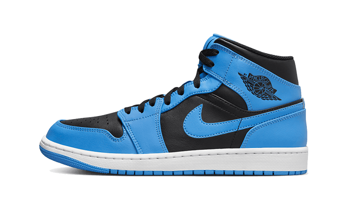 Air Jordan 1 Mid University Blue Black - DQ8426-401 / BQ6472-102 / DQ8423-401