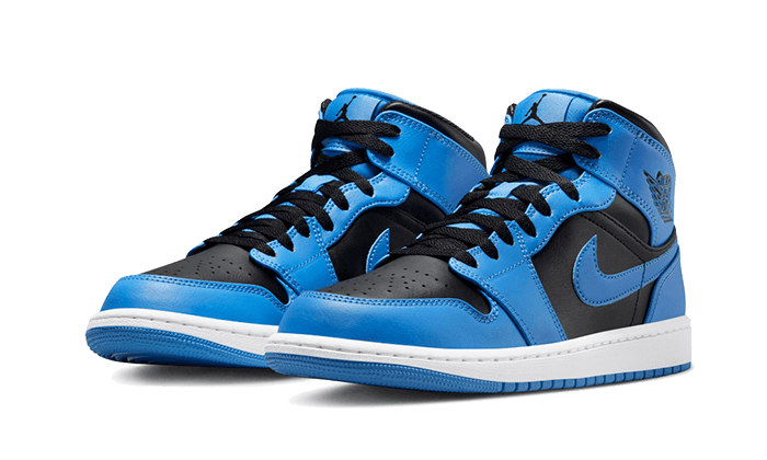 Air Jordan 1 Mid University Blue Black - DQ8426-401 / BQ6472-102 / DQ8423-401