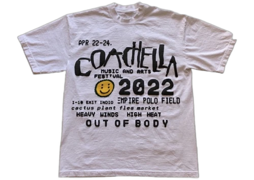 Cactus Plant Flea Market Coachella Weekend 2 T-shirt White