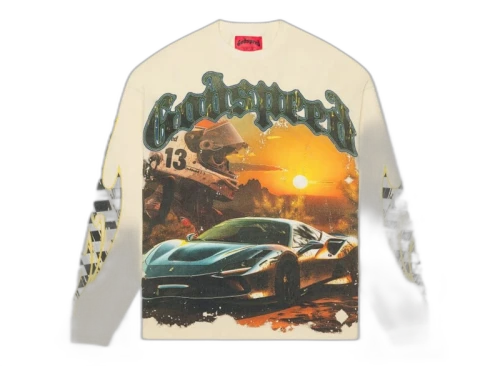 Godspeed Sunset Drift L/S T-shirt Bone