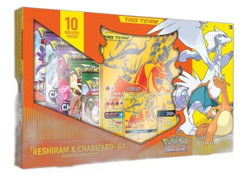 Pokémon TCG Tag Team GX Premium Collection Reshiram & Charizard Box