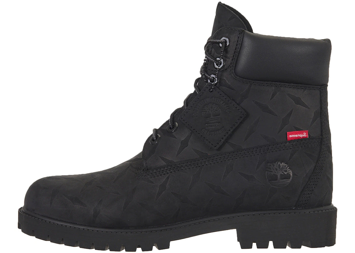 Timberland 6" Premium Waterproof Boot Supreme Diamond Plate Black (2026)