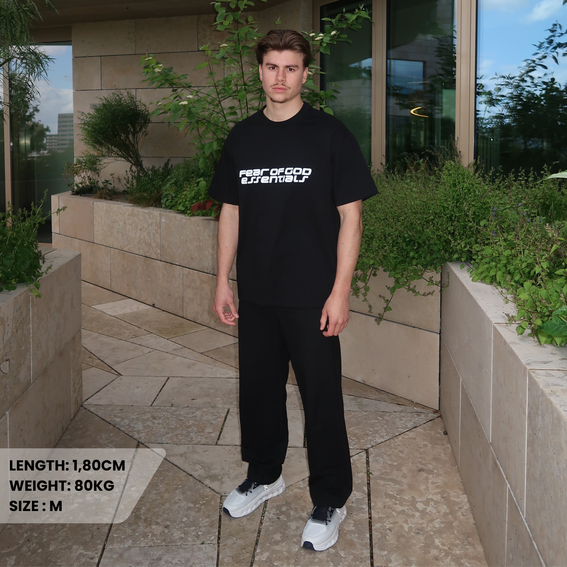 Fear of God Essentials 90s Vintage Black T-Shirt