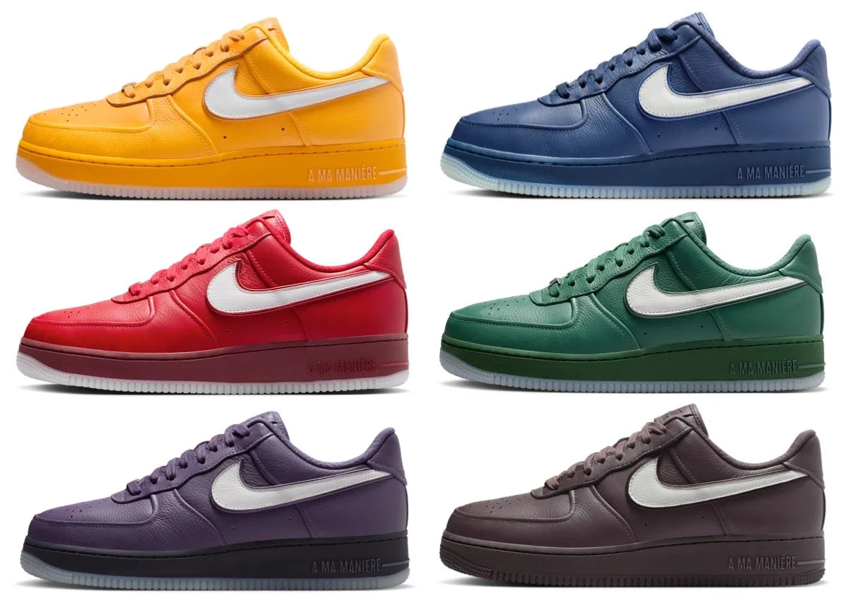A Ma Maniére dropt zes nieuwe Nike Air Force 1 colorways deze zomer